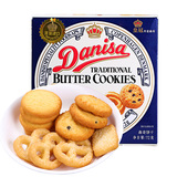 印尼进口零食 DANISA皇冠曲奇 丹麦风味牛油曲奇饼干72g