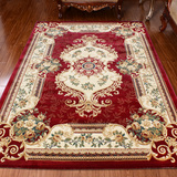 纯手工羊毛质感地毯 欧式田园简约现代中式卧室床边客厅茶几地毯