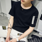 男士夏季新款青少年短袖T恤夏装学生韩版半袖体桖血男装上衣服潮
