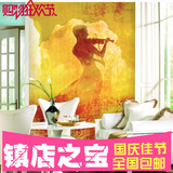 活动促销大型壁画 欧式油画人物艺术墙纸 背景墙客厅卧室个性壁纸