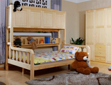 儿童床实木床松木床衣柜床多功能床单人床公主床子母床可定制