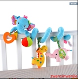 韩版床铃男女宝宝玩具床绕 婴儿小床上挂件车绕床绕音乐0-2岁
