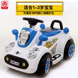 乐仔儿童电动车四轮可坐男女宝宝遥控室内车小孩玩具汽车DMD-128