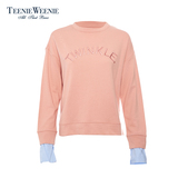 Teenie Weenie小熊女装2016春夏专柜新品套头卫衣TTMA62614B