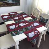 特价出口欧美圣诞新款桌旗棉麻餐桌垫礼品餐垫盘垫桌布台布