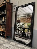 可定制法式复古雕花美式卧室镜实木橡木框方款穿衣落地镜展客厅镜