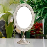 台式化妆镜子欧式公主镜大台面镜单面结婚镜子高清美容桌面镜创意