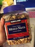 美国代购Kirkland混合坚果（内含5种果仁）罐装1.13kg 正品