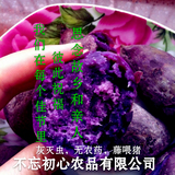 紫薯种高山农家肥无农残新鲜紫薯紫心番薯紫地瓜山芋蔬菜包邮4斤