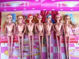 芭比娃娃裸娃素体儿童玩具芭比头饰蛋糕烘焙娃通用多种原创发型