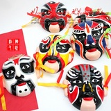 热卖陶瓷工艺品中国风手绘京剧脸谱面具挂件摆件出国礼品送老外