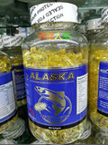 香港代购美国原装进口康维达ALASKA阿拉斯加深海鱼油鱼肝油300粒