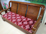 垫子座垫组合中式家具冬季加厚三人沙发垫布艺红木春秋椅实木坐垫