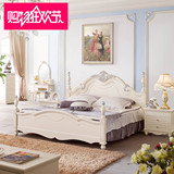 简欧床韩式风格田园床1.8米储物公主床双人床家具成人卧室套房