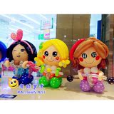 卡通人偶艺术娃娃造型宝宝宴生日10岁派对六一家庭日气球装饰上海