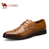 Camel 骆驼男鞋 冬季新款商务正装皮鞋真皮耐磨德比鞋皮鞋