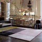 欧式时尚现代简约宜家地毯 腈纶格子客厅茶几卧室地毯 满铺地中海