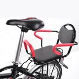 惠.电动车自行车后置儿童座椅加宽脚踏后座椅子全带配置G包邮