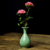 龙泉青瓷水培植物中号花瓶花器创意花瓶陶瓷简约现代水培花插