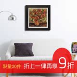 创意客厅办公室挂画现代简约油画壁画漆画diy送礼新房装饰中国风