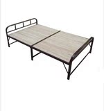 厂家直销 简约折叠床 钢木折叠床实木床 休闲床 午休单人床双人床