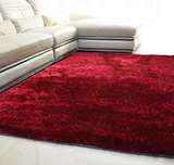 欧式丝毛绒面地毯客厅茶几加厚地垫门垫满铺地毯卧室床边定制0
