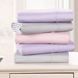 外贸贡缎纯棉120支1200根长绒棉被单纯色 出口级床单单件女生宿舍