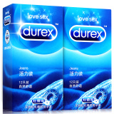 杜蕾斯避孕套活力装24只+送10只冰火超薄安全套byt保险套成人用品