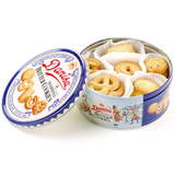 正品Danisa皇冠丹麦曲奇饼干 蓝罐铁盒装印尼进口零食品糕点200g