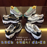 韩国ulzzang运动鞋女鞋春夏季跑步鞋外贸黑白熊猫鞋增高休闲男鞋