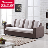 客厅组合沙发床折叠布艺多功能沙发床实木可拆洗三人沙发床1.8米
