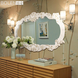BOLEN豪华欧式镜 浴室镜子卫生间镜高档别墅娱乐场所装饰镜卫浴镜