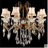 特价古铜灯古典灯具 欧式干邑色水晶灯 客厅餐厅卧室吊灯罩