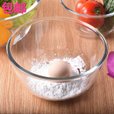 沙拉碗 玻璃碗饭碗宜家透明创意大碗个性烘焙中式汤碗吃面碗可爱