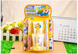 韩国进口pororo儿童旅行牙具 牙膏牙刷套装带漱口杯 卡通洗漱用品