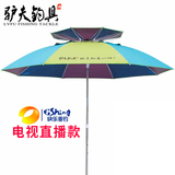 驴夫钓鱼伞不锈钢渔具伞防风防雨防紫外线遮光伞2米自动钓伞特价