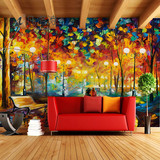抽象大型壁画影视墙背景墙沙发墙油画欧式壁纸墙纸墙画墙电视背景