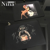 Nina 2016新款大牌休闲狗头小鹿大容量手包男女款时尚手拿包潮