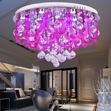 热卖 一流的品质紫色梦幻 现代简约客厅卧室书房水晶吸顶灯 BT709