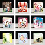 彩色个性卡通开关贴纸 韩国时尚田园风创意家居DIY装饰墙贴开关贴