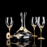 欧式高档水晶玻璃红酒杯套装葡萄酒杯高脚杯醒酒器创意红酒具套装
