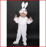 儿童演出服儿童圣诞节小兔子动物角色卡通演出服装幼儿小白兔舞蹈