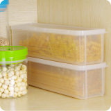 厨房必备 日式面条保鲜盒 带盖创意塑料面条收纳盒储存盒收纳罐