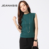 JEANASIS日本女装品牌 简约个性无袖T恤衫女 商场同款新款722566
