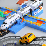 立昕和谐号轨道电动汽车小火车托马斯儿童益智拼搭男孩玩具礼物