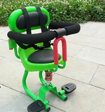 自行车电动车安全后置座椅儿童加厚加长座椅双胞胎座椅双人座垫0