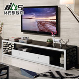 林氏家具现代简约钢化玻璃电视柜客厅 卧室影视地柜视听柜Y-TV203
