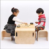实木儿童桌椅宝宝多功能餐桌椅组合幼儿园学习桌椅小孩游戏桌包邮