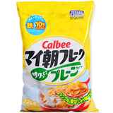 日本进口 Calbee卡乐b 卡乐比 营养早餐即食玉米片/麦片 玉米味