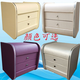 床头柜软包柜烤漆柜欧式床柜实木床头柜简约现代可定制包邮